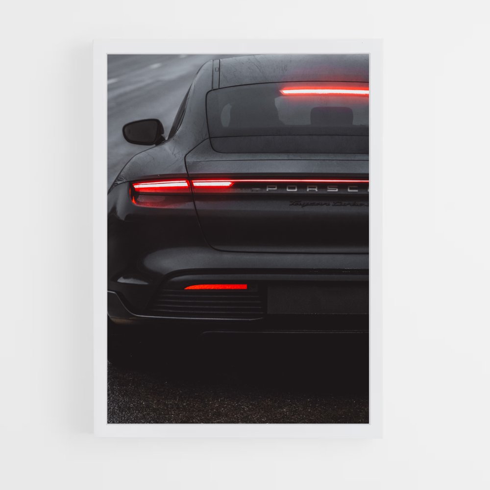 Poster Taycan turbo gt élégant – affiche Porsche (vue 3)